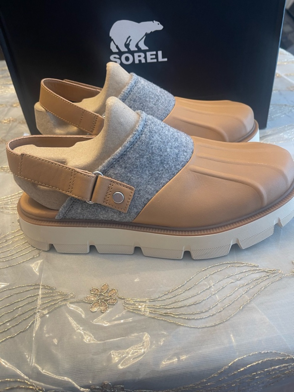 NWB Sorel women’s rein CB slingback clogs size 9.5 - Picture 7 of 15